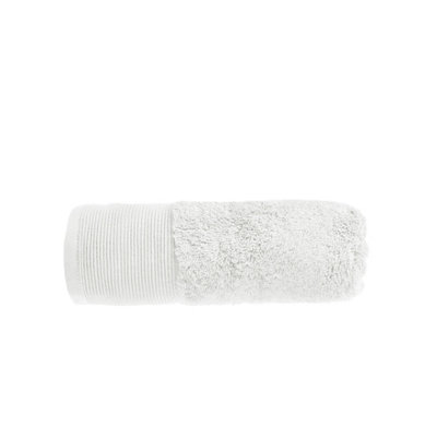 Allure Bath Fashions Marlborough Bamboo Hand TowelWhite from B&Q