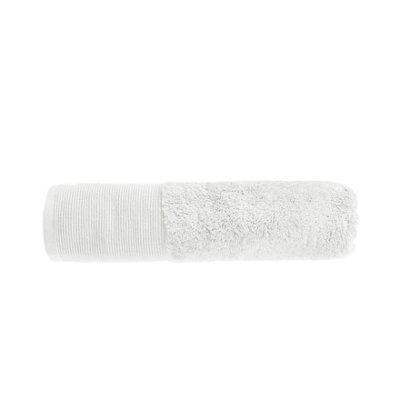 Allure Bath Fashions Marlborough Bamboo Bath TowelWhite from B&Q