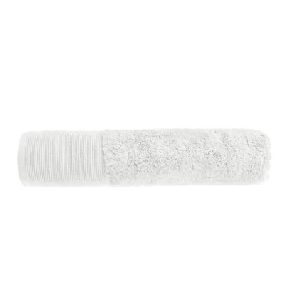 Allure Bath Fashions Marlborough Bamboo Bath SheetWhite from B&Q
