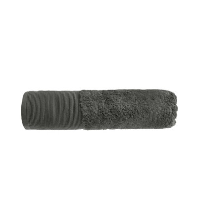 Allure Bath Fashions Marlborough Bamboo Bath TowelGraphite from B&Q