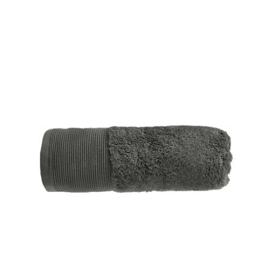 Allure Bath Fashions Marlborough Bamboo Hand TowelGraphite from B&Q