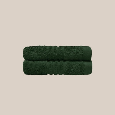Misona Light Ultrasoft Bamboo Towels - 2 X Face Cloths - Khaki - Image 3