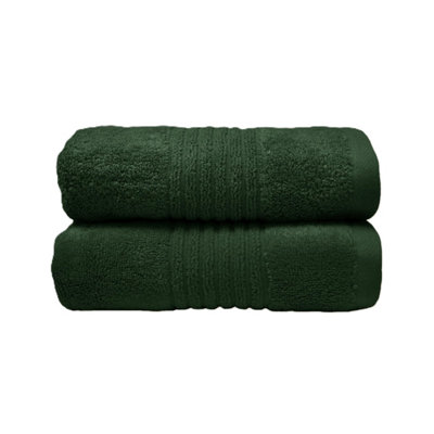 Misona Pack of 2 Bamboo Hand Towels 50 x 90cm – Ultra Soft, Super Absorbent, Quick Dry, Zero Twist Bathroom Towels, Plush 580GSM (Khaki Green) - Image 7