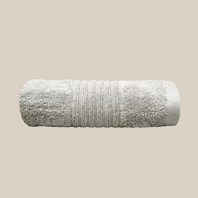 Misona Ultra Soft Bamboo Bath TowelSilver Grey from B&Q