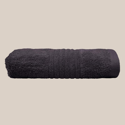 Misona Ultra Soft Bamboo Bath SheetDark Steel from B&Q
