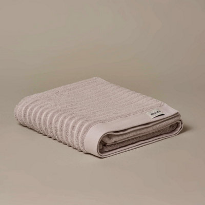 Misona Organic Cotton Bath SheetLight Grey from B&Q
