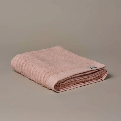 Misona Organic Cotton Bath SheetBlush from B&Q