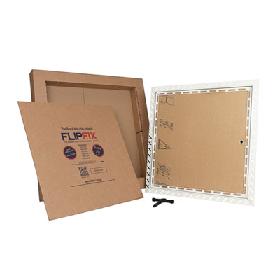 200X200mm Flipfix Plasterboard Access Panel1 Hour Fire RatingBeaded Frame from B&Q