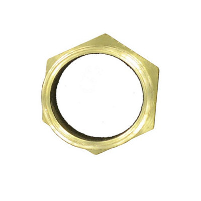 Deligo Bln20 Hexagonal Shape Lock Nut Brass 20mm from B&Q