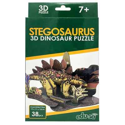 Edu Sci 3D Dinosaur Model Jigsaw PuzzleStegosaurus from B&Q