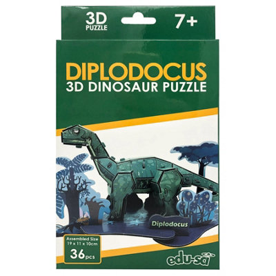Edu Sci 3D Dinosaur Model Jigsaw PuzzleDiplodocus from B&Q