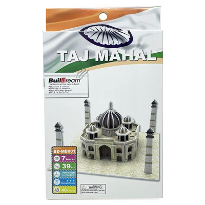 Edu Sci 3D Historic Landmarks Building PuzzleTaj Mahal from B&Q