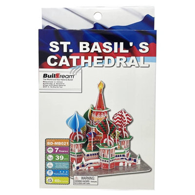 Edu Sci 3D Historic Landmarks Building PuzzleSt. Basil's Cathedral from B&Q