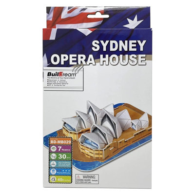 Edu Sci 3D Historic Landmarks Building PuzzleSydney Opera House from B&Q