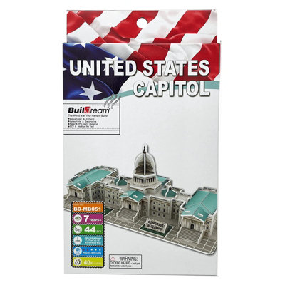 Edu Sci 3D Historic Landmarks Building PuzzleCapitol Congress Building from B&Q