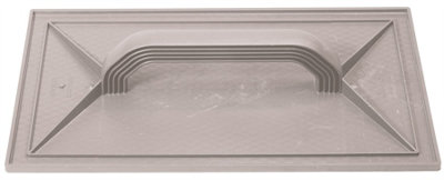 REFINA Diamond Faced Float for Walls, Ceilings, Floors - 16 x 10" (420 x 260mm) Durable ABS Plastic Plastering Trowel w/Diamond Indented Pattern & Ergonomic Handle - Rendering & Plastering Tools - Image 4
