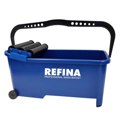 Refina Tiling Adhesive Grouting Sponge Wash Boy Bucket With Rollers And Carry Handle Triple Rollers 20L 328517 from B&Q