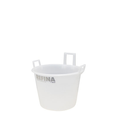 Refina X-Ray White Heavy Duty Food Grade Plaster Render Mortar Concrete Screed Mixing Plastic Bucket Tub 32L 321060 from B&Q