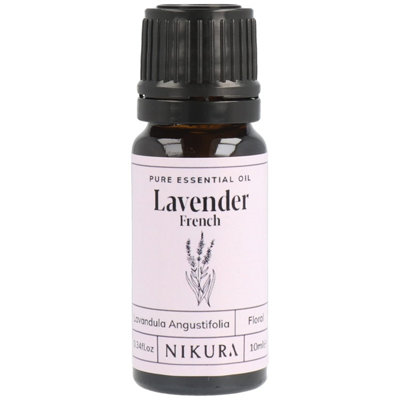  - Nikura French Lavender Essential Oil10 Ml 100% Pure Natural Oils For SleepAromatherapyDiffusers Home Vegan & Uk Made
