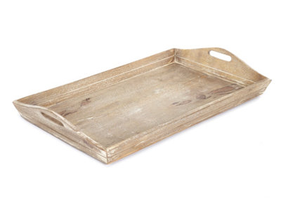 Elm Home And Garden Solid Mango Wood Serving Decorative Coffee Table Try Fully Assembled 10Cm High X 70Cm Wide X 45Cm Deep from B&Q