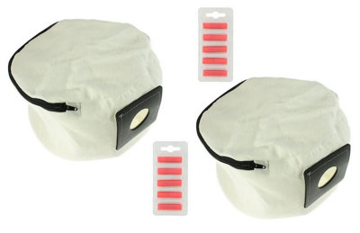 Kga Supplies 2 X Zip Up Reable Vacuum Hoover Bag + Fresheners For Numatic Henry Hetty James from B&Q