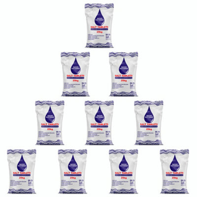 Tnp Distribution Water Softener Salt Tablets 25Kg X 10 Bags Food Grade Salt from B&Q