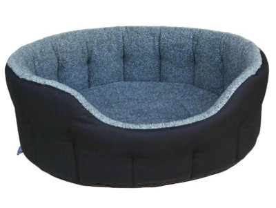 P&L Pet Beds - Dog Bed - Extra Medium - Black - Polyester/Fleece - Image 3