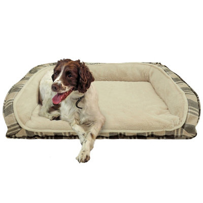 Actiaspet Deluxe Orthopaedic Soft Dog Pet Warm Sofa Bed Cushion Chair Large Luxury from B&Q
