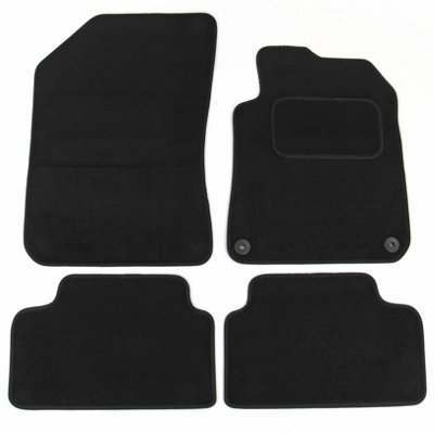 Actiasmat Fits Peugeot 308 Car Mats Tailored Carpet Mk2 2014 To 2021 4Pc Floor Set Black
