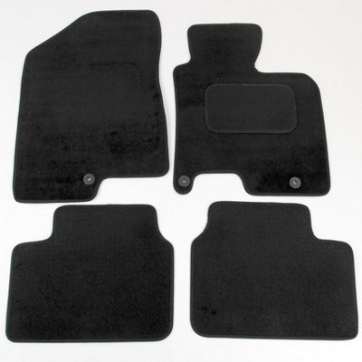 Actiasmat Hyundai I30 2012-2017 Fully Tailored Carpet Car Mats Black 4Pcs Floor Mat Set from B&Q