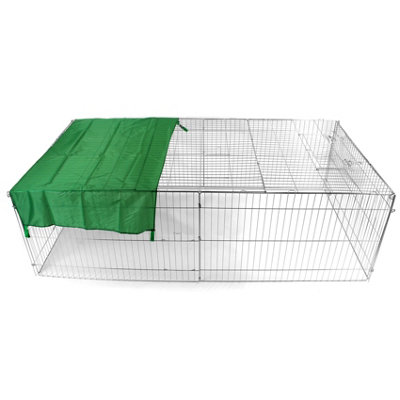 Actiaspet Xl Metal Run Hutch With Sunshade from B&Q