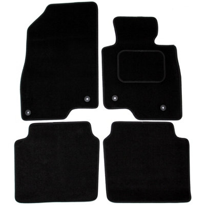 Actiasmat For Mazda 6 Car Floor Mats 2013 Onwards Tailored Carpet 4Pc Set Black from B&Q