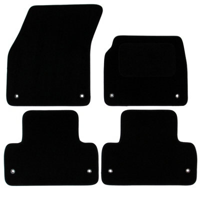 Actiasmat Fits Range Rover Evoque 2011-2018 Tailored Carpet Car Mats Black 4Pcs Floor Set from B&Q