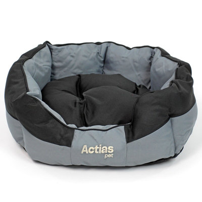 B&Q -  Black/grey Waterproof Dog Bed Small