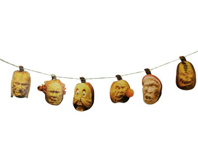 B&Q -  12Ft Spooky Pumpkin Face Banner GarlandHalloween Bunting Themed Party Decor