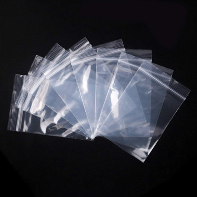Shatchi 500 Clear Zip Seal Bags 1.5 By 2.5 Inch Small Resealable Pouches