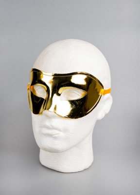 B&Q -  Gold Venetian Masquerade Lace Mask Carnival Eye Masks Halloween Ball Party Carnival For Man Ladies Fancy Dress