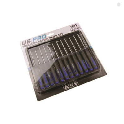 Us Pro 12Pc Precision Pick / Hook Set & Torx Screwdrivers 5033