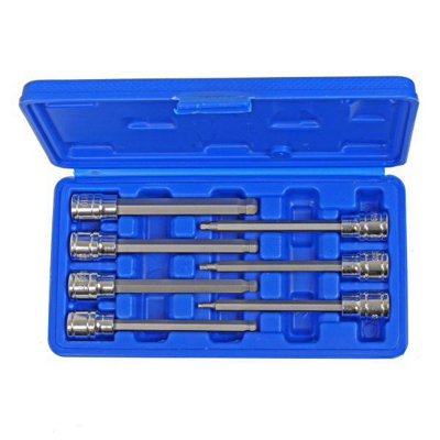 Us Pro 7Pc 3/8"dr Long Ball End Hex Bit Socket Set 310mm Allen Key 1499 from B&Q