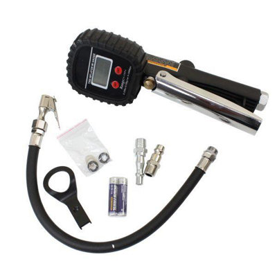 B&Q -  Digital Lcd Display Air Tyre Inflator Gauge 8809