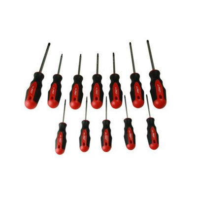 Us Pro Tools 12Pc Torx Screwdriver Set T6 - T45 With Magnetic Tips 1529