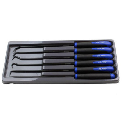 US PRO 6pc Long Reach Pick & Hook Set for removal of ‘O’ rings, split pins etc - Image 9