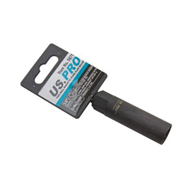 US PRO 3/8"" Drive 14mm 12 Point Thin Wall Magnetic Spark Plug Socket 5871 - Image 4