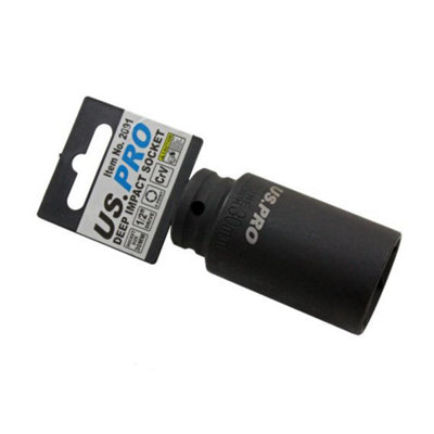 B&Q -  30mm 1/2 Dr 6Pt Deep Impact Socket 2091