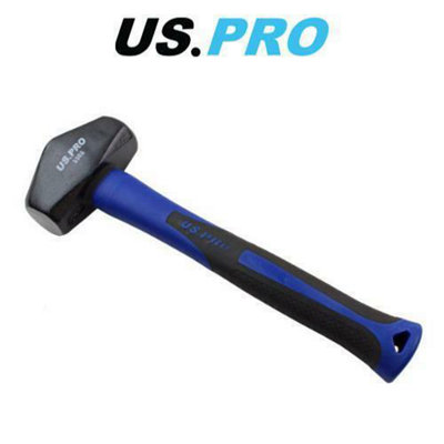 Us Pro Lump Hammer Sledge 0.9Kg 2Lb Tpr Handle Club Rubber Grip Heavy Duty 3302 from B&Q
