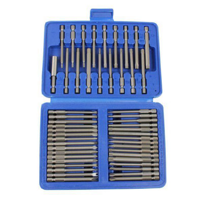US PR 50pc Hex Extra Long Security Bit Set Torx Allen Spline B1374 - Image 6