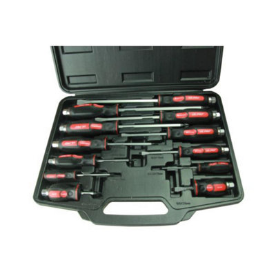 Us Pro 12Pc Go-Through Screwdrivers Set B1503 from B&Q