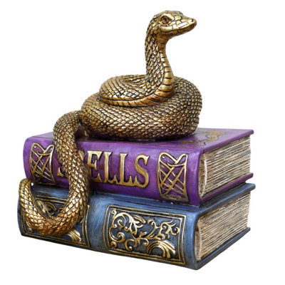 Gifts Direct 2 U Snake On Spell Books Ornament from B&Q