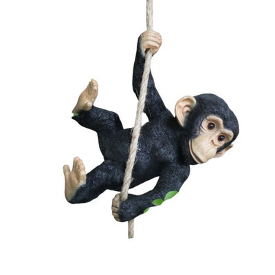 B&Q -  Hanging Swinging Monkey Ornament