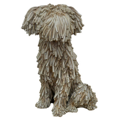 Gifts Direct 2 U Sitting Dreadlock Dog Ornament from B&Q